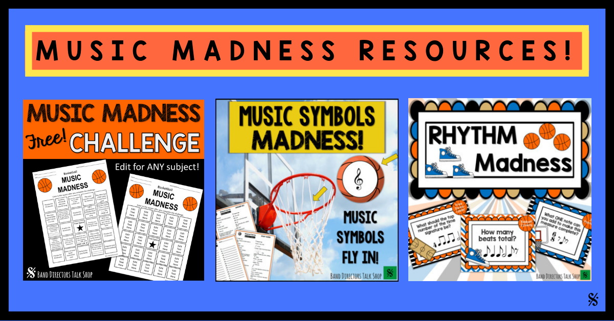 March Music Madness Activities and Games