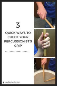 percussion stick grip