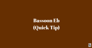 Bassoon Eb