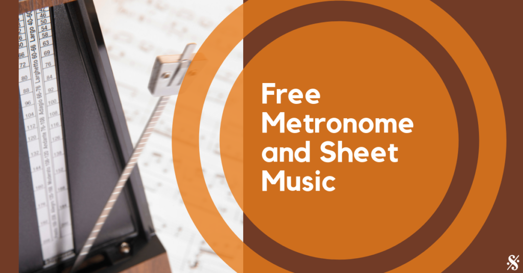 free metronome and sheet music