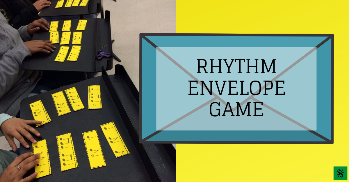 Rhythm Envelope Game – Teaching Beginning Band with Games