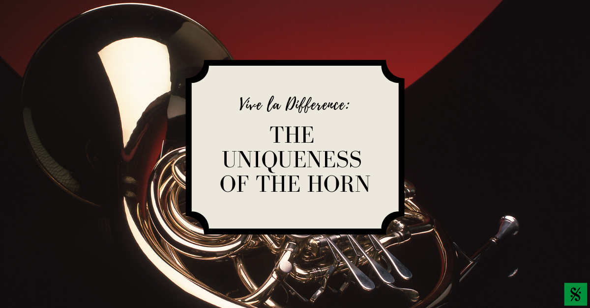 Vive la Difference: The Uniqueness of the Horn