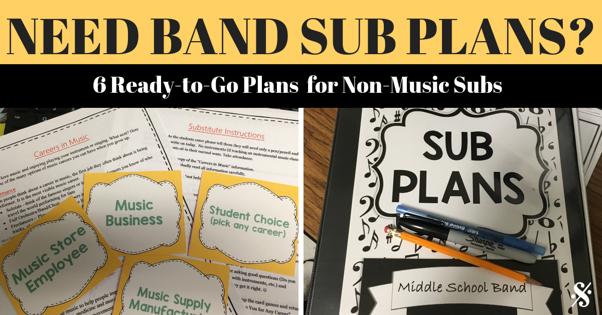 Music Sub Plans Bundle