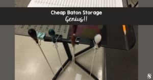 conductor baton storage