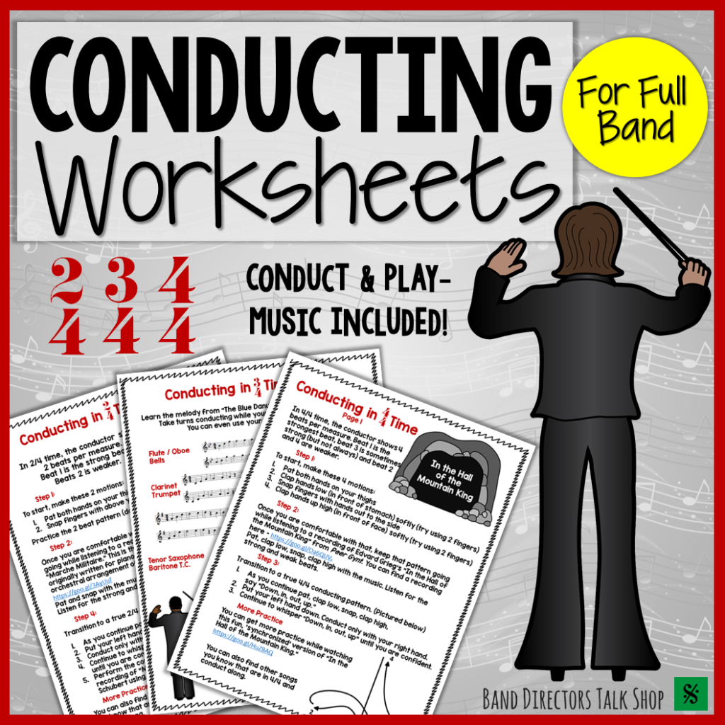 Music Conducting Worksheets