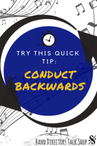 Conduct backwards