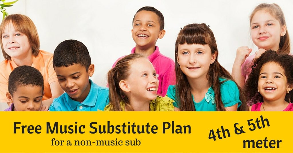 Music substitute lesson plan