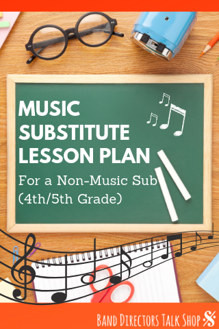 music substitute lesson plan