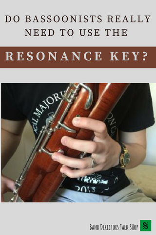bassoon resonance key 