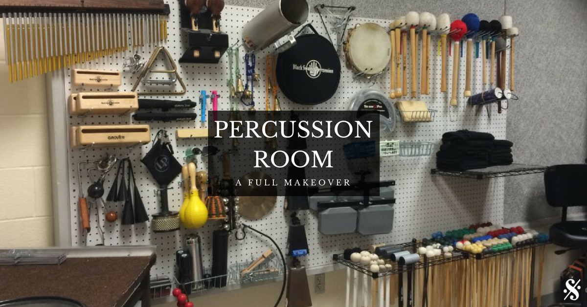 Percussion Room Makeover!