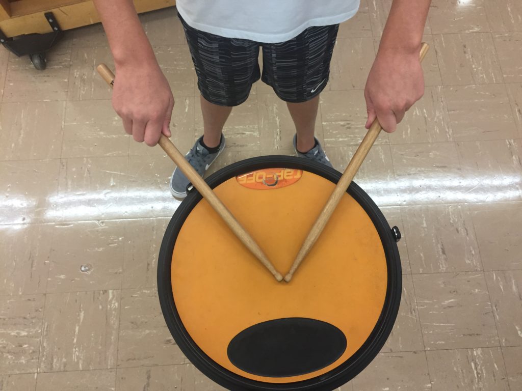 teaching snare drum