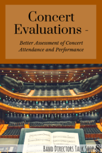 Concert Evaluations
