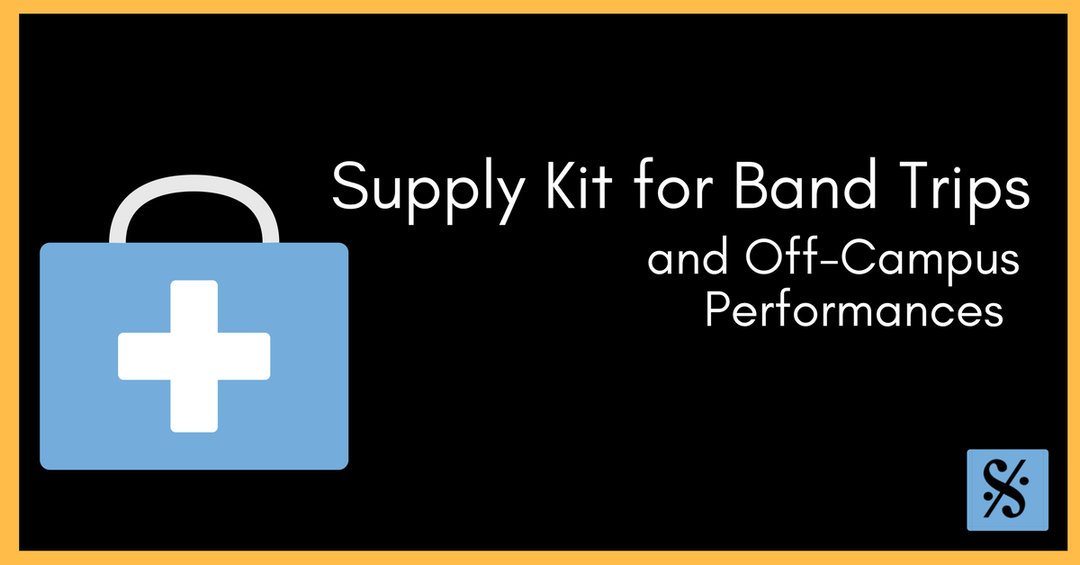 Supply Kit for Band Trips and Off-Campus Performances