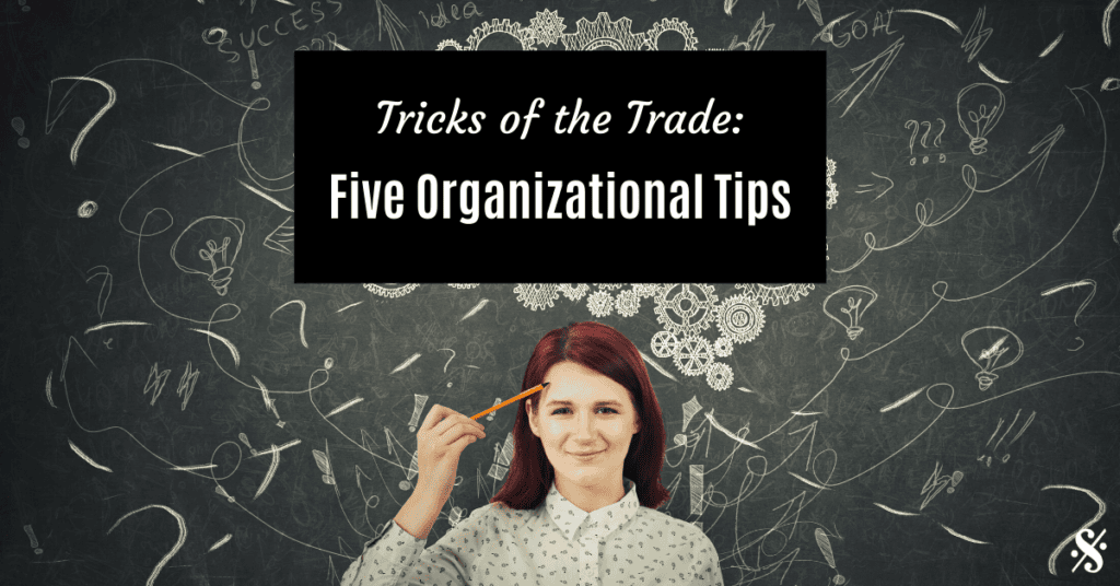 Organization Tips