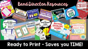 Band director Resources