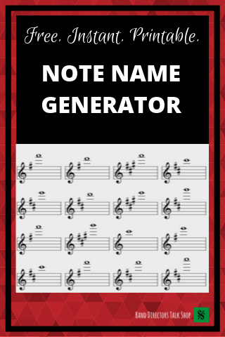 Note Name Generator