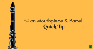 F# on Mouthpiece and barrel