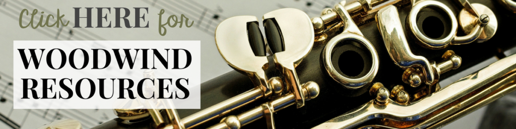 Woodwind Instrument Resources for Band Directors 