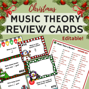 Christmas Music Task Cards