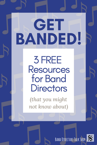 Free band director resources