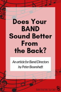 band rehearsal techniques