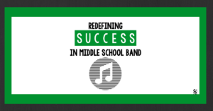 success in middle school band
