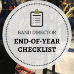 band director checklist
