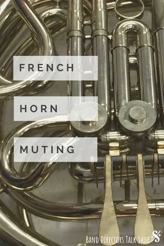 French horn muting 
