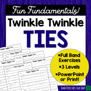 rhythm activities and fundamentals for band