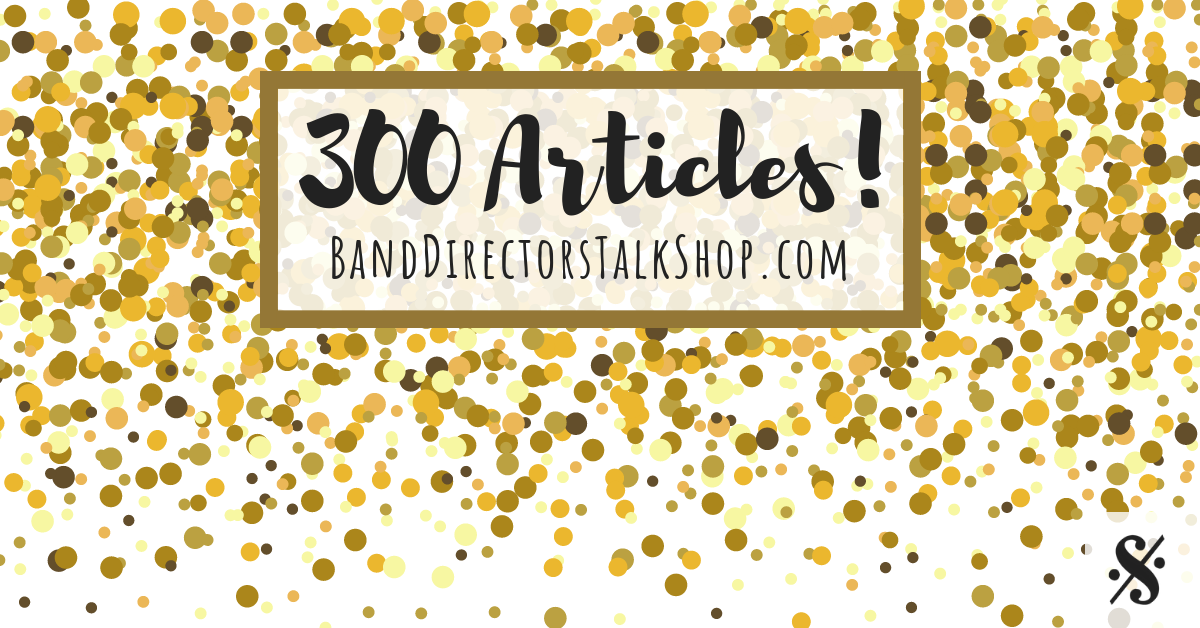 Band Director Website – 300 Articles & growing!