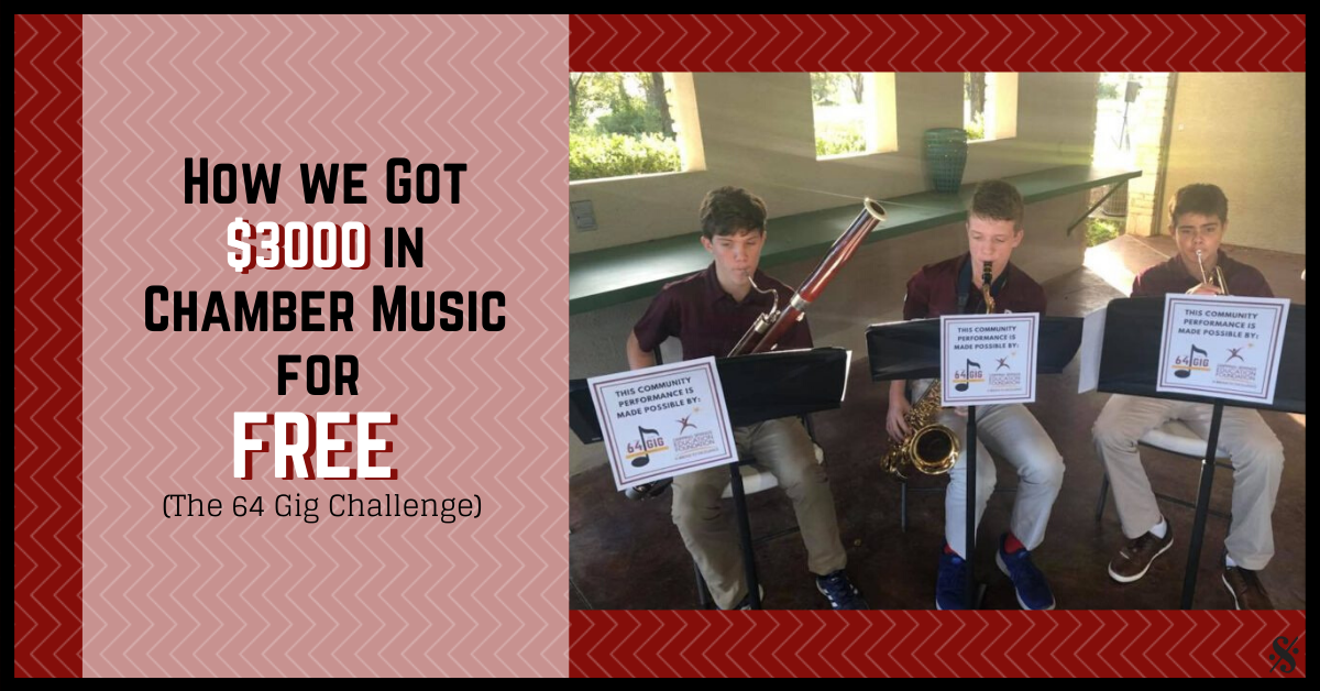 How we Got $3000 in Chamber Music for Free (The 64 Gig Challenge)