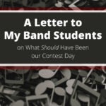 letter from band director