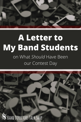 letter to band students