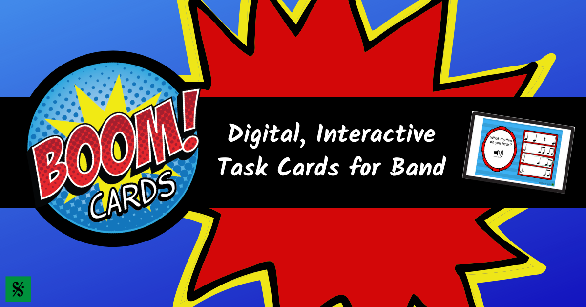 BOOM Cards: Digital, Interactive Task Cards for Band