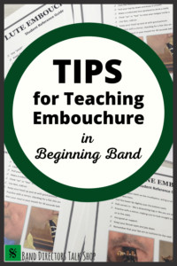 teaching embouchure