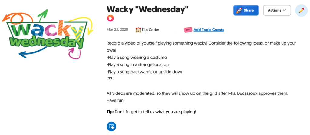Wacky "Wednesday"