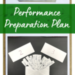 performance preparation plan