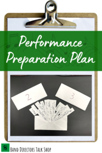 performance preparation plan
