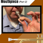practicing on trumpet mouthpiece