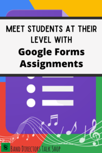google forms assignments