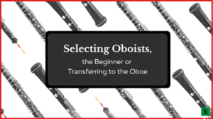 selecting an oboist