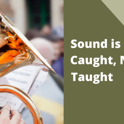 Sound is Caught, Not Taught