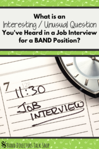 band director job search