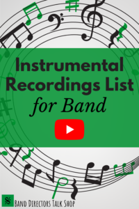 Instrumental Recordings for band