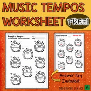 fall music worksheets