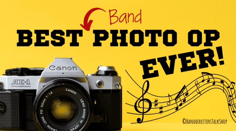 Best Photo Op Ever - Band Directors Talk Shop