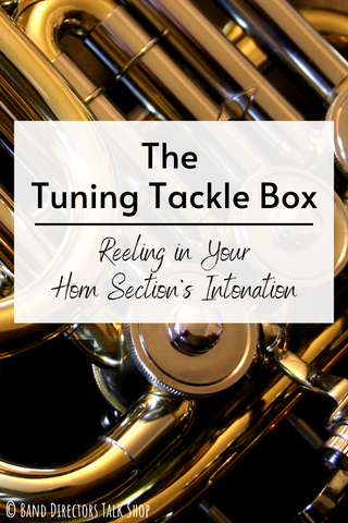 tuning French horn