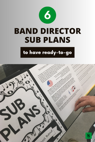 band director sub plans